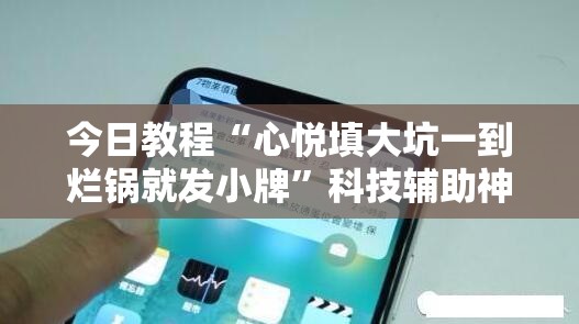今日教程“心悦填大坑一到烂锅就发小牌	”科技辅助神器手机版