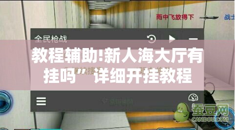 教程辅助!新人海大厅有挂吗”详细开挂教程