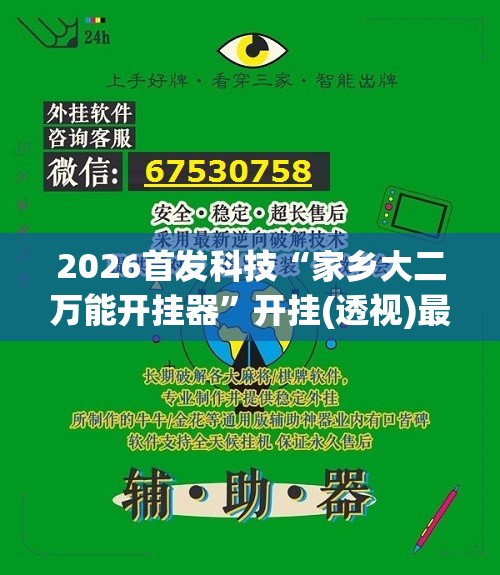 2026首发科技“家乡大二万能开挂器”开挂(透视)最新辅助详细