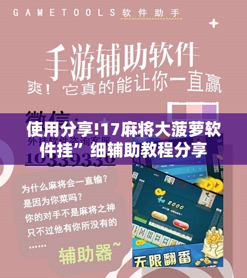 使用分享!17麻将大菠萝软件挂”细辅助教程分享