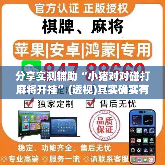 分享实测辅助“小猪对对碰打麻将开挂”(透视)其实确实有挂