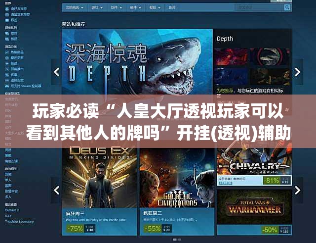 玩家必读“人皇大厅透视玩家可以看到其他人的牌吗	”开挂(透视)辅助教程