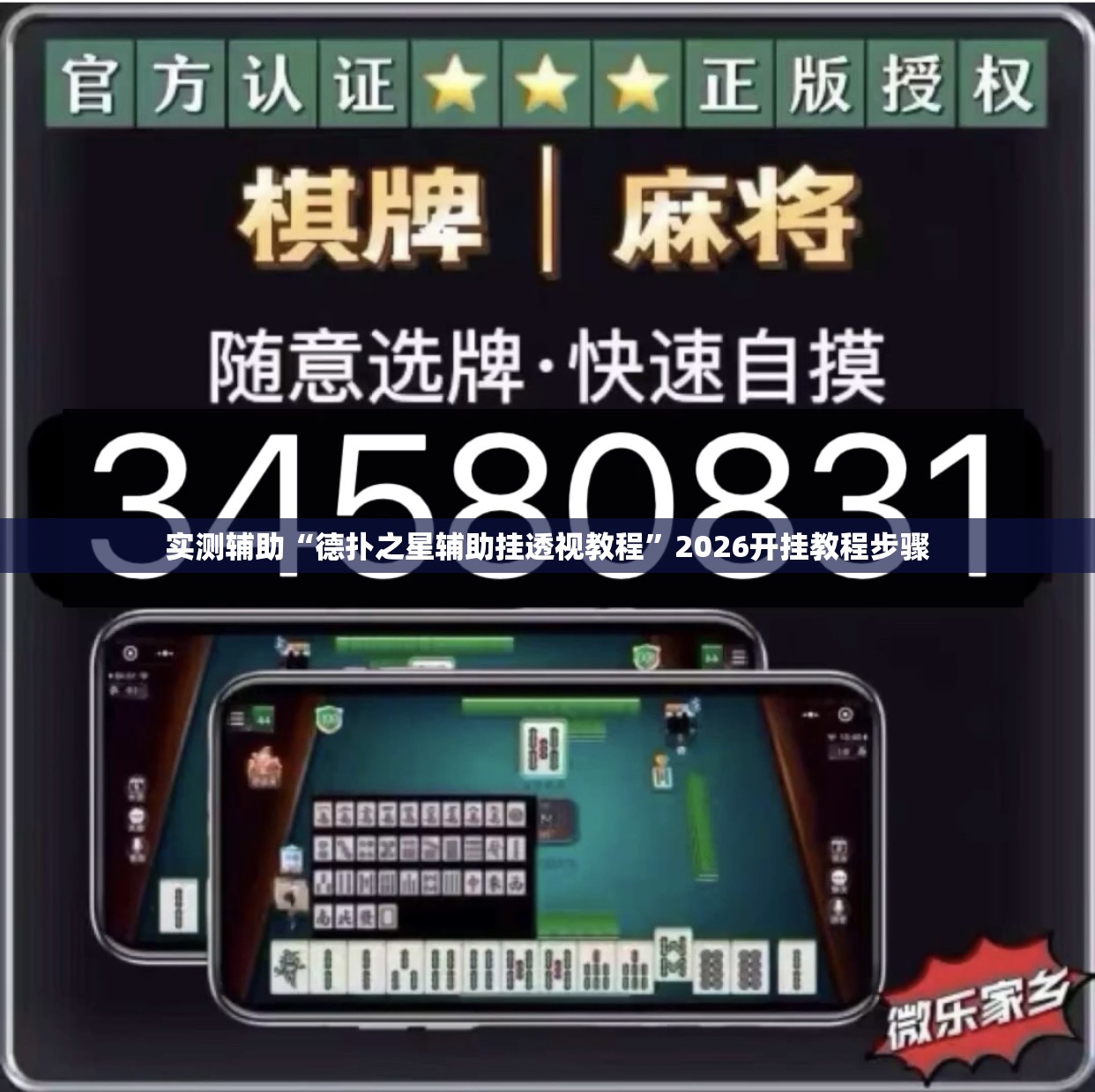 实测辅助“德扑之星辅助挂透视教程”2026开挂教程步骤