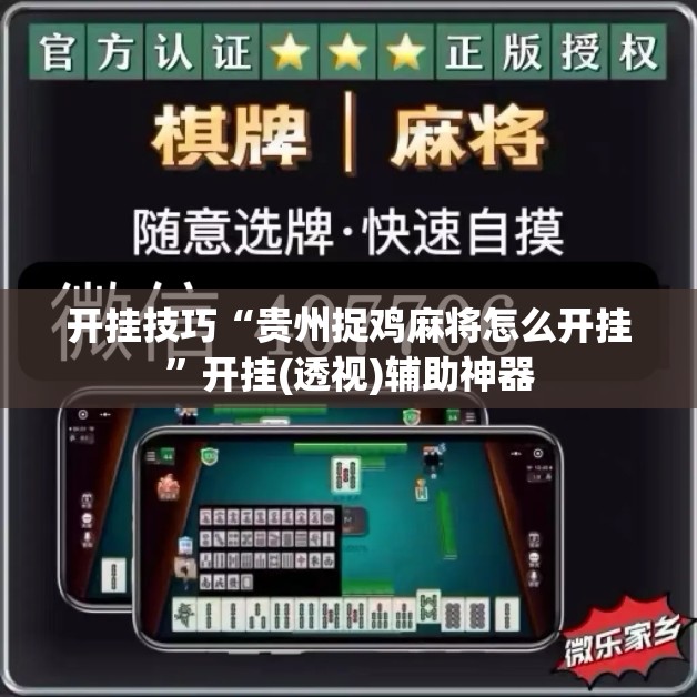 开挂技巧“贵州捉鸡麻将怎么开挂”开挂(透视)辅助神器