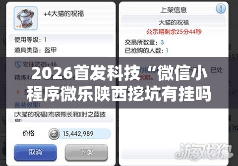 2026首发科技“微信小程序微乐陕西挖坑有挂吗	”细辅助教程分享