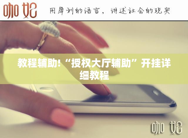 教程辅助!“授权大厅辅助”开挂详细教程