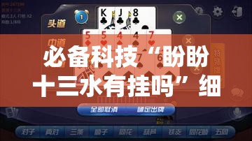 必备科技“盼盼十三水有挂吗	”细辅助教程分享