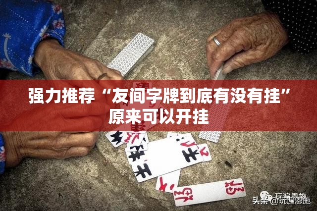 强力推荐“友间字牌到底有没有挂”原来可以开挂