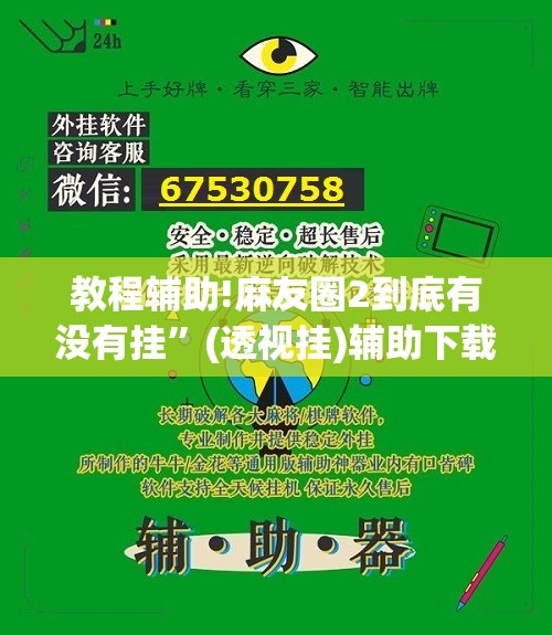 教程辅助!麻友圈2到底有没有挂”(透视挂)辅助下载教程