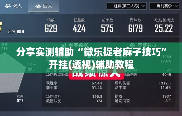 分享实测辅助“微乐捉老麻子技巧”开挂(透视)辅助教程
