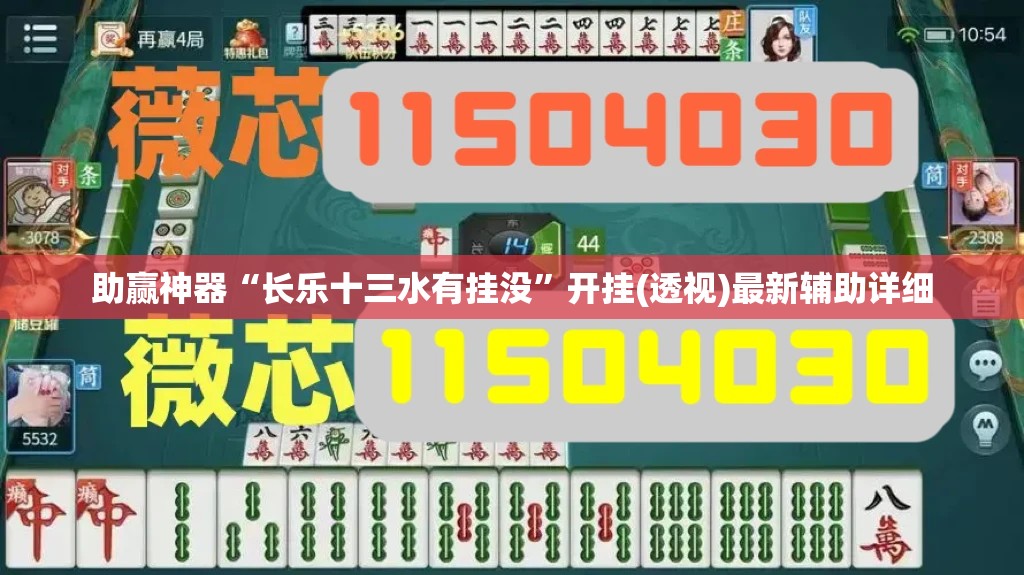 助赢神器“长乐十三水有挂没”开挂(透视)最新辅助详细