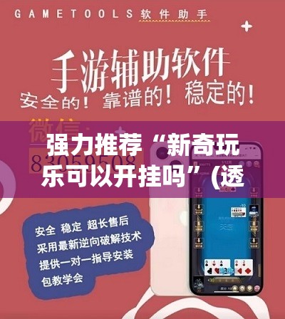 强力推荐“新奇玩乐可以开挂吗”(透视挂)辅助下载教程