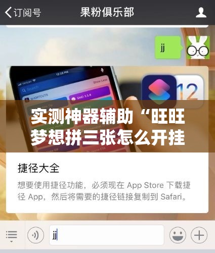 实测神器辅助“旺旺梦想拼三张怎么开挂”细辅助教程分享
