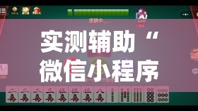 实测辅助“微信小程序微乐河北麻将到底有没有挂	”细辅助教程分享