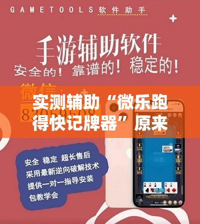 实测辅助“微乐跑得快记牌器”原来可以开挂