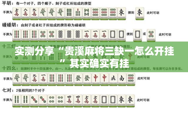 实测分享“贵溪麻将三缺一怎么开挂”其实确实有挂