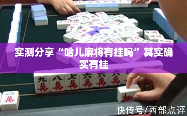实测分享“哈儿麻将有挂吗	”其实确实有挂