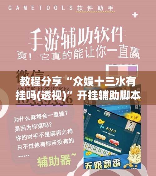 教程分享“众娱十三水有挂吗(透视)	”开挂辅助脚本+详细开挂安装教程
