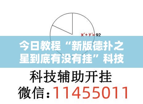 今日教程“新版德扑之星到底有没有挂”科技辅助神器手机版