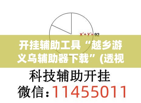 开挂辅助工具“越乡游义乌辅助器下载”(透视)其实确实有挂