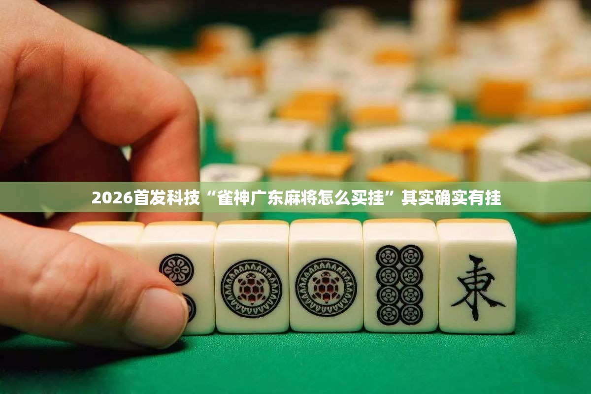 2026首发科技“雀神广东麻将怎么买挂”其实确实有挂