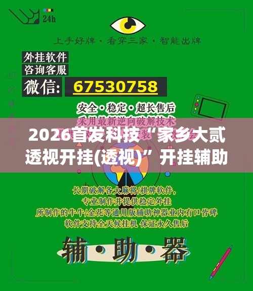 2026首发科技“家乡大贰透视开挂(透视)”开挂辅助脚本+详细开挂安装教程