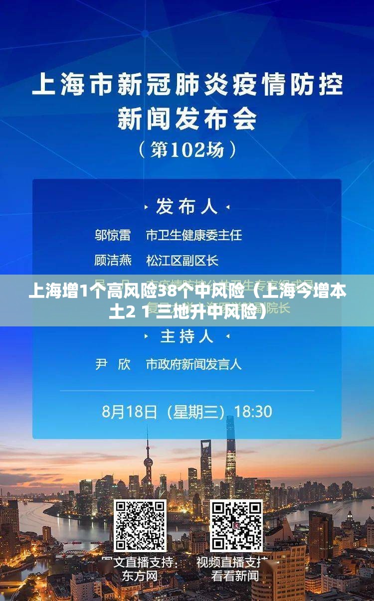上海增1个高风险38个中风险（上海今增本土2 1 三地升中风险）