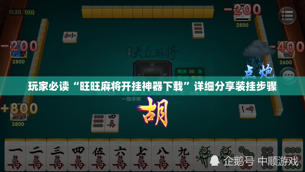 玩家必读“旺旺麻将开挂神器下载”详细分享装挂步骤