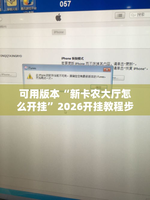 可用版本“新卡农大厅怎么开挂	”2026开挂教程步骤