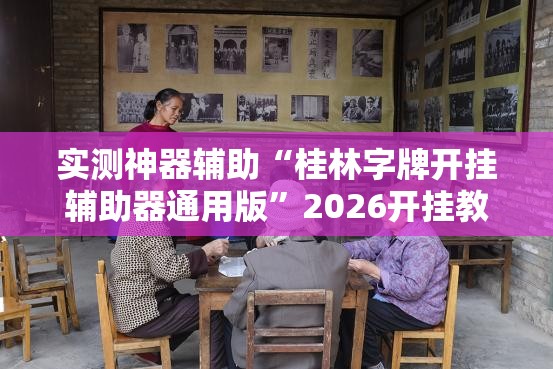 实测神器辅助“桂林字牌开挂辅助器通用版	”2026开挂教程步骤