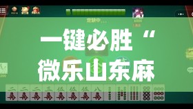 一键必胜“微乐山东麻将怎么才能常赢”(透视挂)辅助下载教程