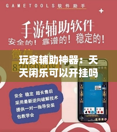 玩家辅助神器：天天闲乐可以开挂吗”(透视)其实确实有挂