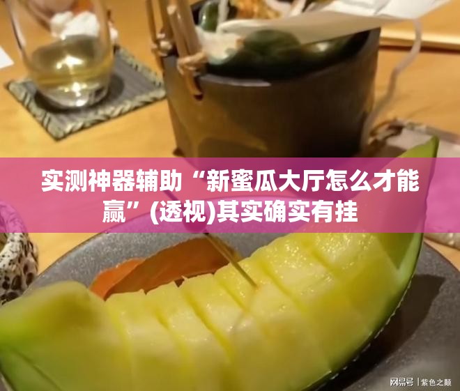 实测神器辅助“新蜜瓜大厅怎么才能赢	”(透视)其实确实有挂