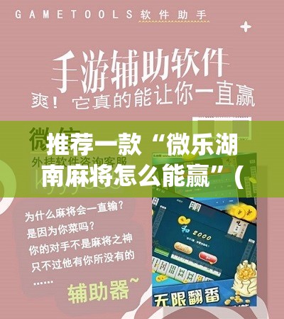 推荐一款“微乐湖南麻将怎么能赢”(免费)开挂辅助教学(最新辅助开挂教程)