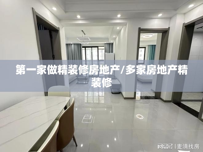 第一家做精装修房地产/多家房地产精装修