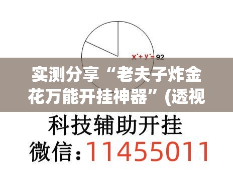 实测分享“老夫子炸金花万能开挂神器”(透视挂)辅助下载教程