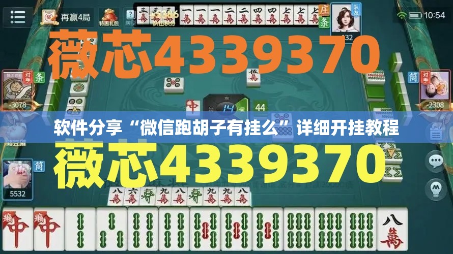 软件分享“微信跑胡子有挂么”详细开挂教程