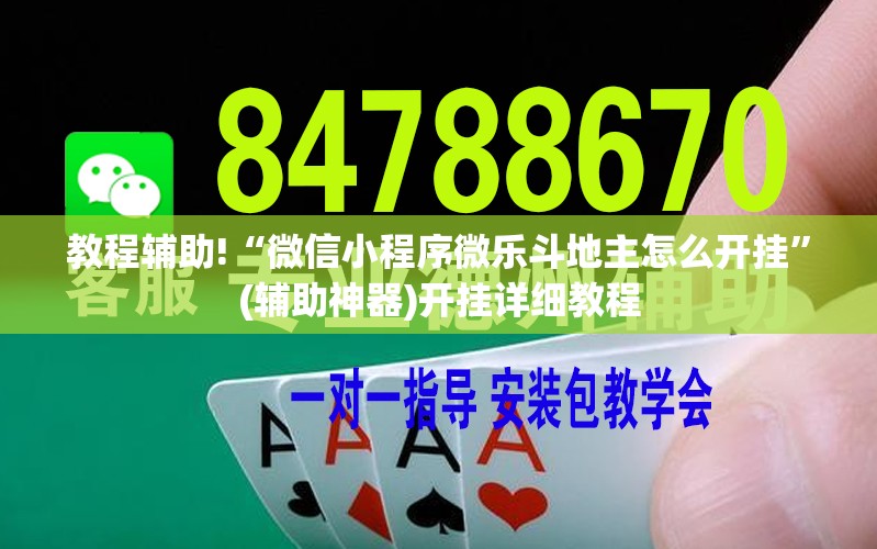 教程辅助!“微信小程序微乐斗地主怎么开挂”(辅助神器)开挂详细教程