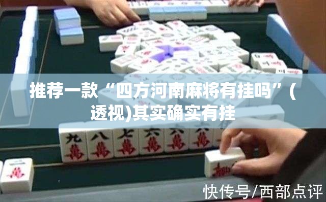 推荐一款“四方河南麻将有挂吗”(透视)其实确实有挂