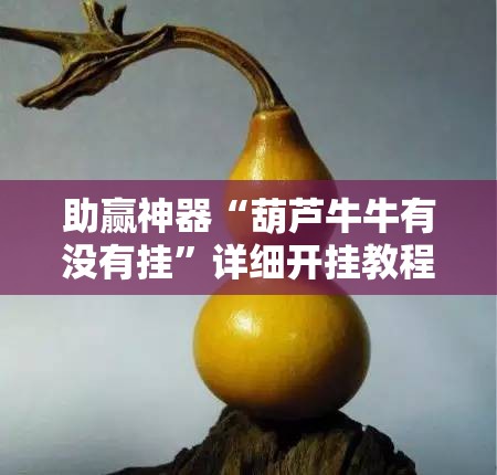 助赢神器“葫芦牛牛有没有挂”详细开挂教程
