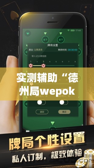 实测辅助“德州局wepoker万能开挂神器”开挂(透视)辅助神器