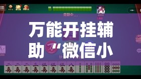万能开挂辅助“微信小程序微乐湖南麻将万能开挂神器”2026开挂教程步骤