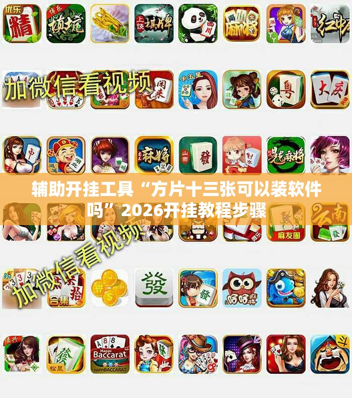 辅助开挂工具“方片十三张可以装软件吗”2026开挂教程步骤