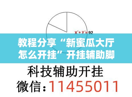 教程分享“新蜜瓜大厅怎么开挂”开挂辅助脚本+详细开挂安装教程