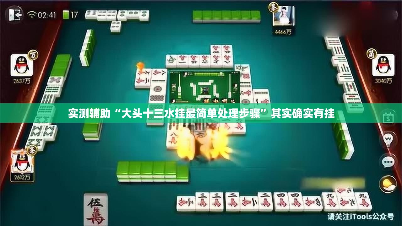 实测辅助“大头十三水挂最简单处理步骤”其实确实有挂