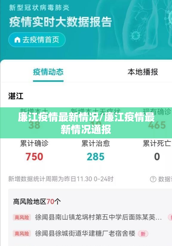 廉江疫情最新情况/廉江疫情最新情况通报