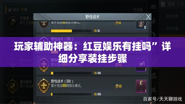 玩家辅助神器：红豆娱乐有挂吗”详细分享装挂步骤