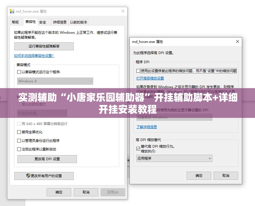 实测辅助“小唐家乐园辅助器	”开挂辅助脚本+详细开挂安装教程