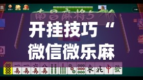 开挂技巧“微信微乐麻将小程序有挂吗”开挂(透视)最新辅助详细