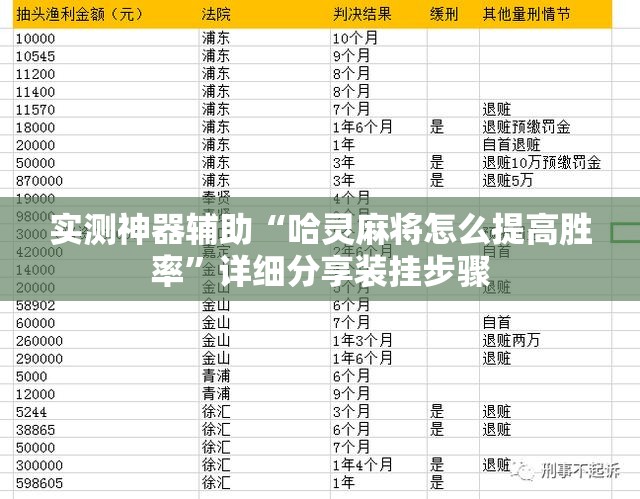 实测神器辅助“哈灵麻将怎么提高胜率”详细分享装挂步骤